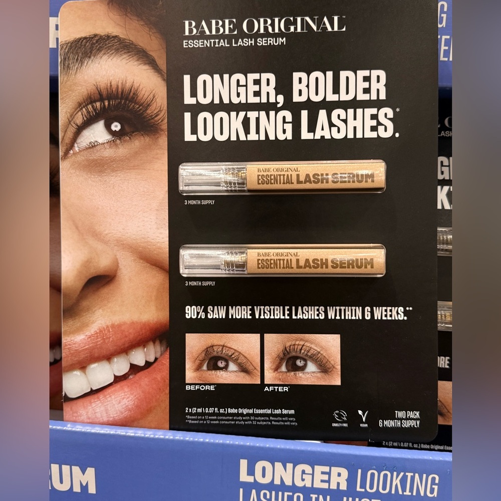 Essential Lash Serum 0.07 fl oz / 2ml - 2 pack(6 month supply )